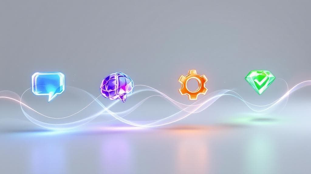 AI workflow: Describe, Plan, Execute, Deliver